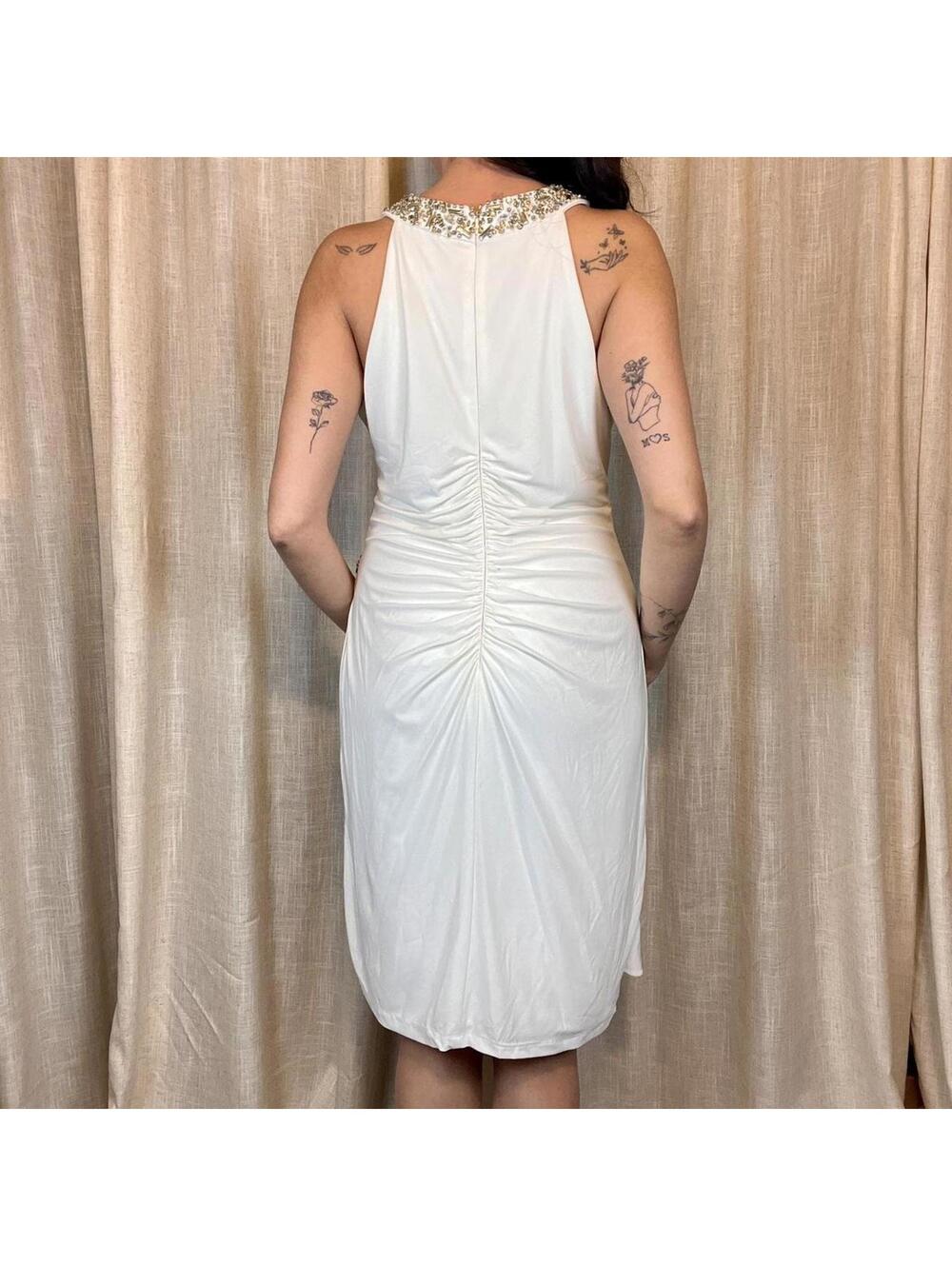 Ivory Beaded Dress - Picture 4 of 8